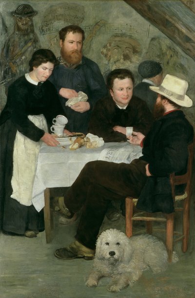 La taberna de la Madre Anthony, 1866 de Pierre Auguste Renoir